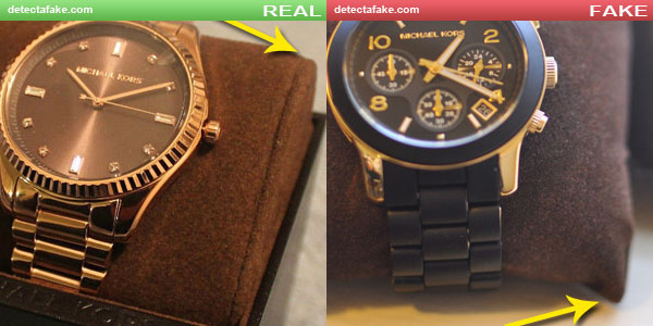 How to spot fake Michael Kors watch, avoid counterfeit and buy genuine MK watch chronograph