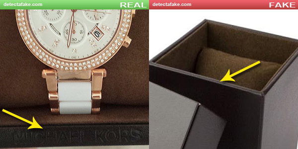 How to spot fake Michael Kors watch, avoid counterfeit and buy genuine MK watch chronograph