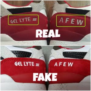 How to spot fake Asics Gel Lyte 3 III sneakers