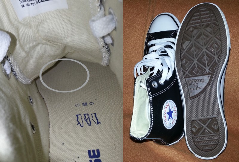 How to tell if Converse All Star shoes are fake or real
