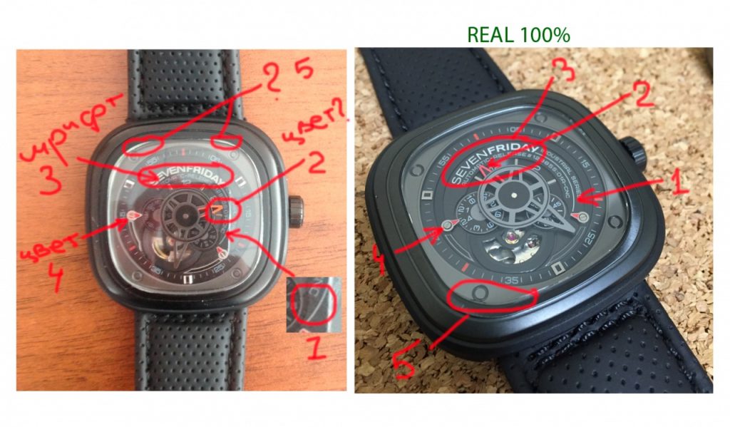 How to spot fake Sevenfriday watches